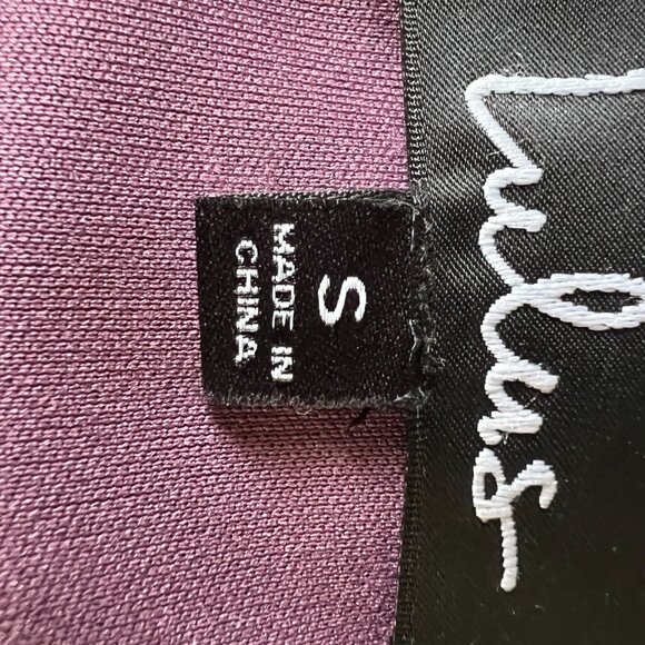 Lulus Skater Style Mini Dress, plum purple, Size S - Picture 7 of 9